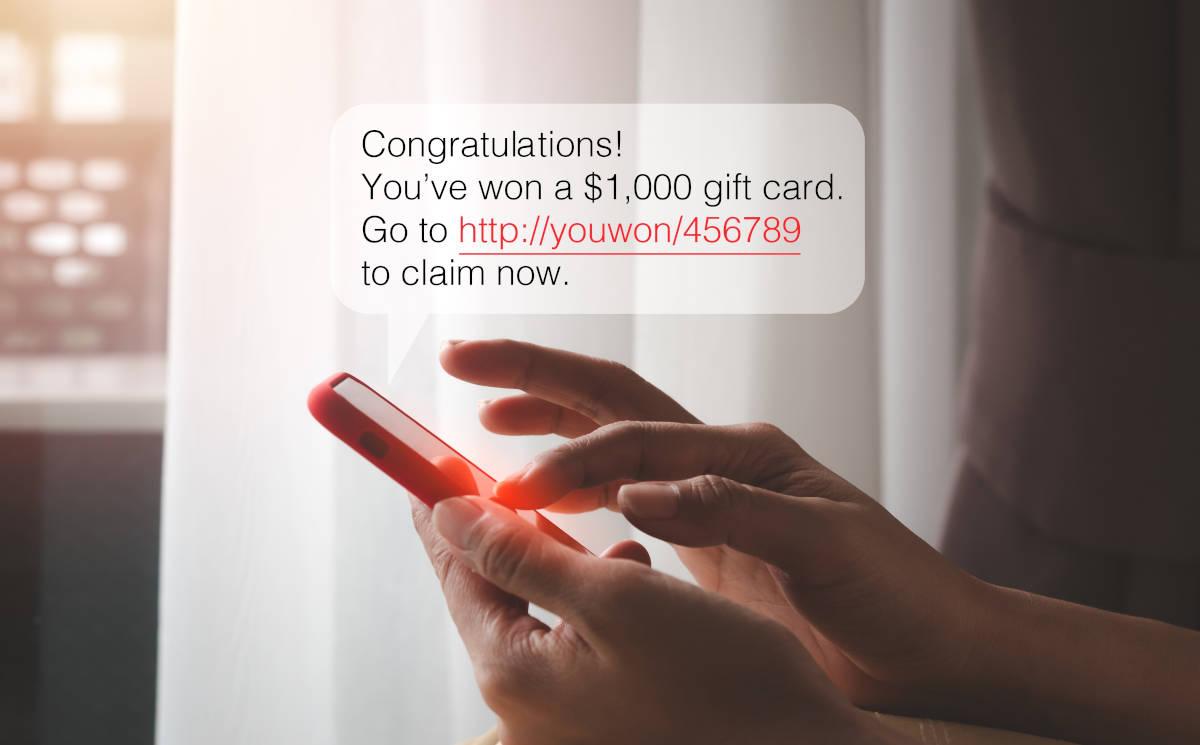 Penipuan undian berhadiah 